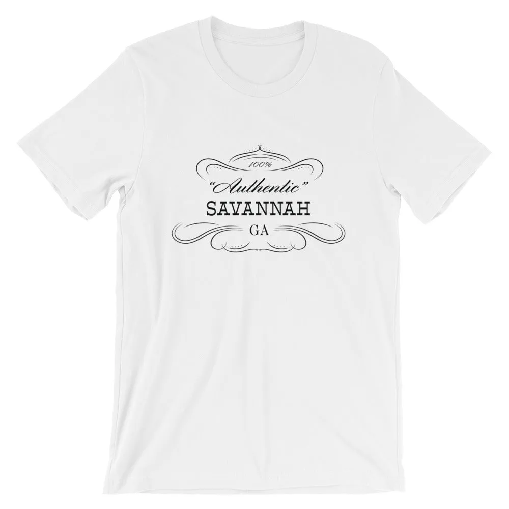 Georgia - Savannah GA - Short-Sleeve Unisex T-Shirt - Authentic