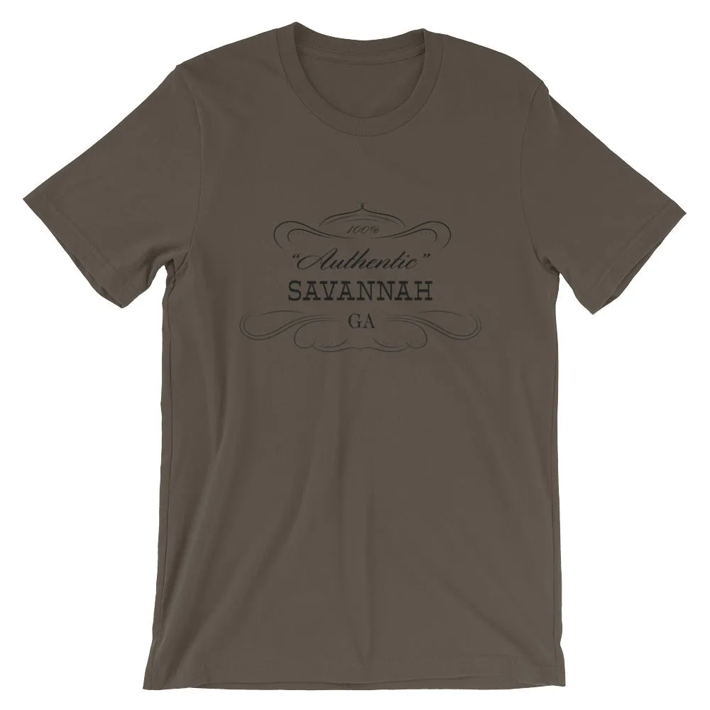 Georgia - Savannah GA - Short-Sleeve Unisex T-Shirt - Authentic