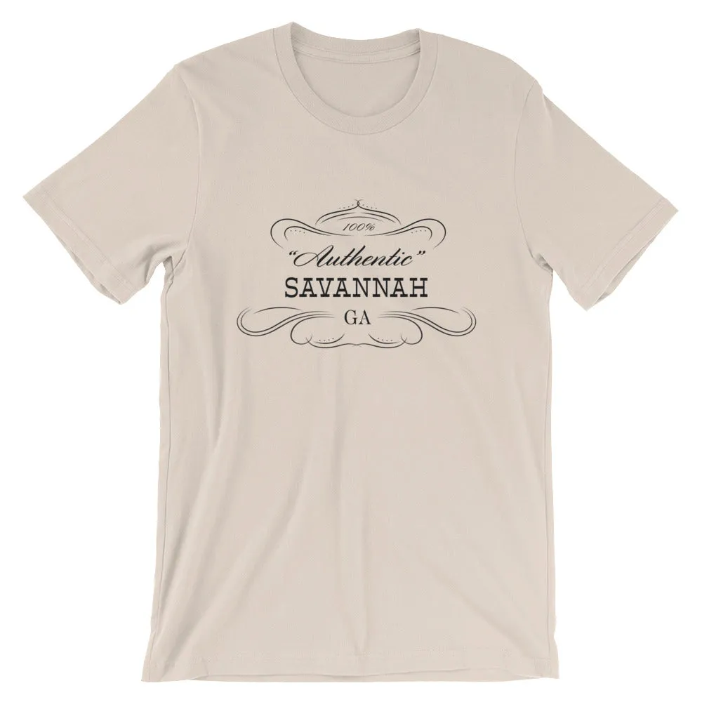 Georgia - Savannah GA - Short-Sleeve Unisex T-Shirt - Authentic