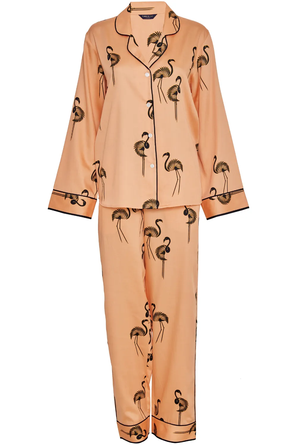 Hackney Flamingo Print Pyjama Set