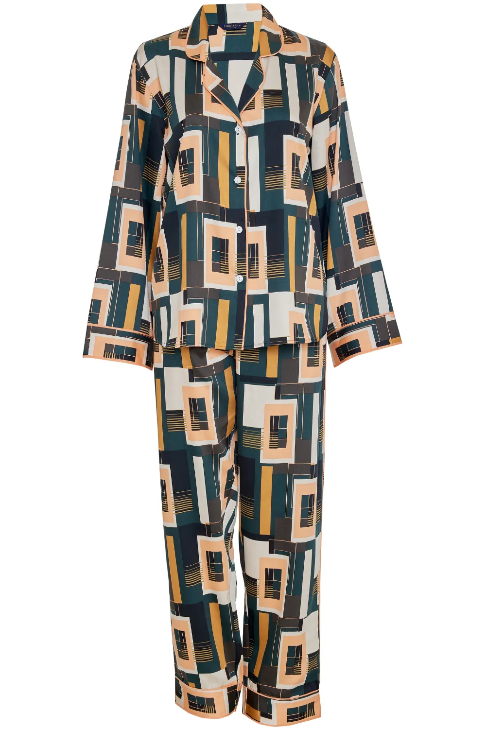 Hackney Tile Print Pyjama Set