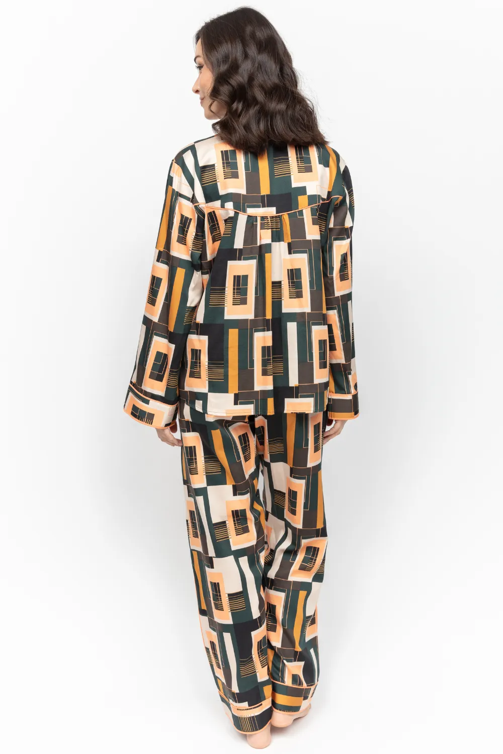 Hackney Tile Print Pyjama Set