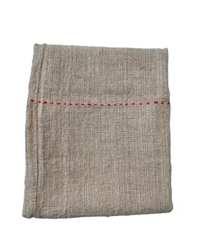 Hand - stitched  Linen Tablecloth #002