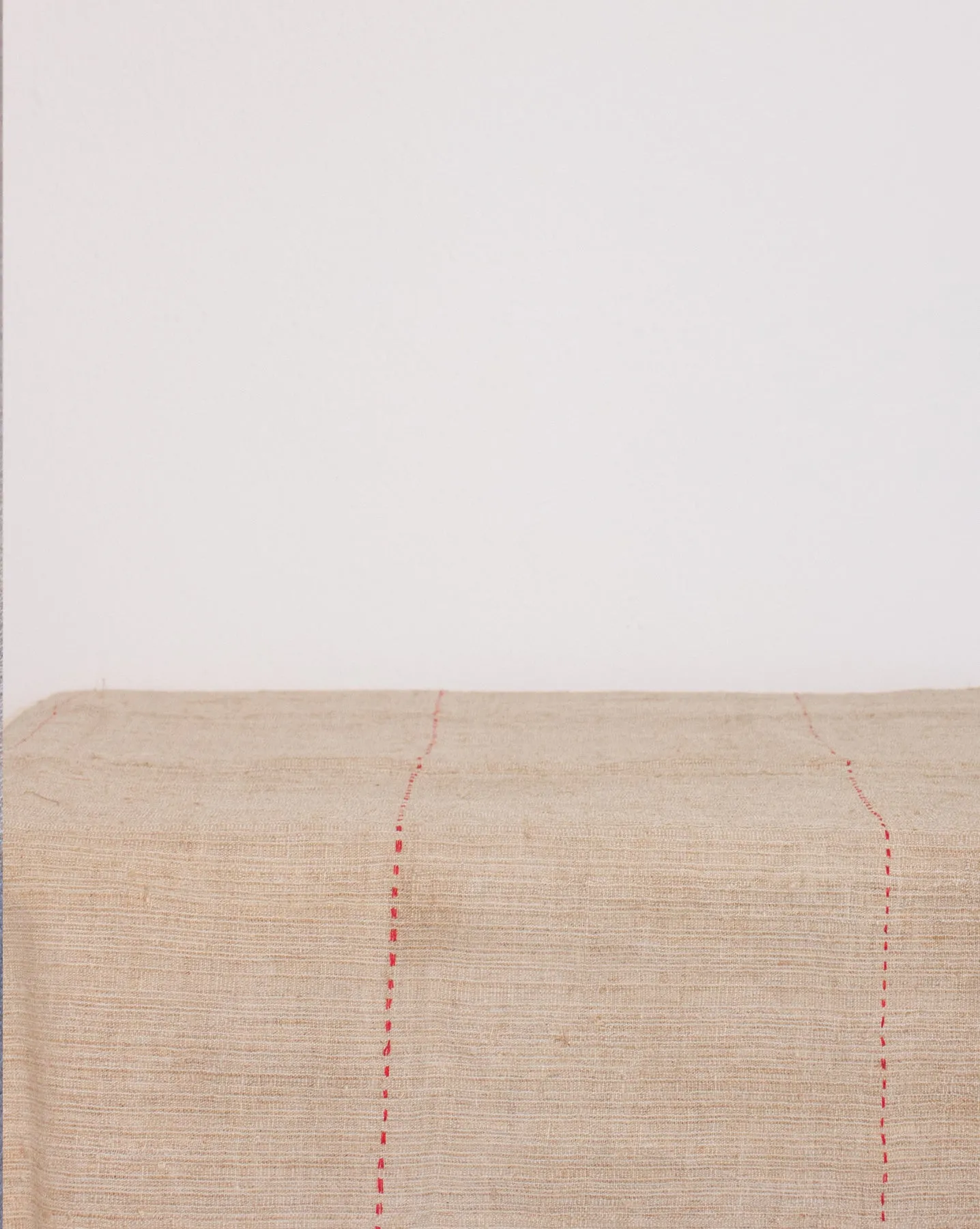 Hand - stitched  Linen Tablecloth #002