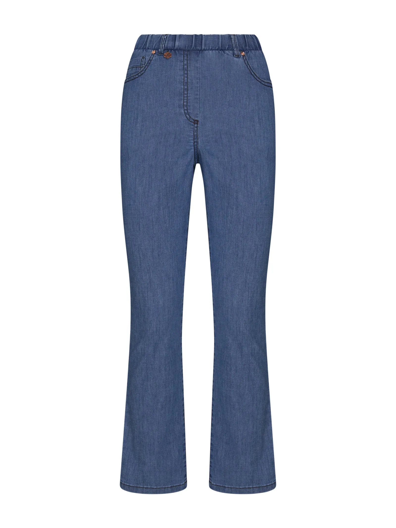 Jeans a gamba dritta in Light Denim - Delave'