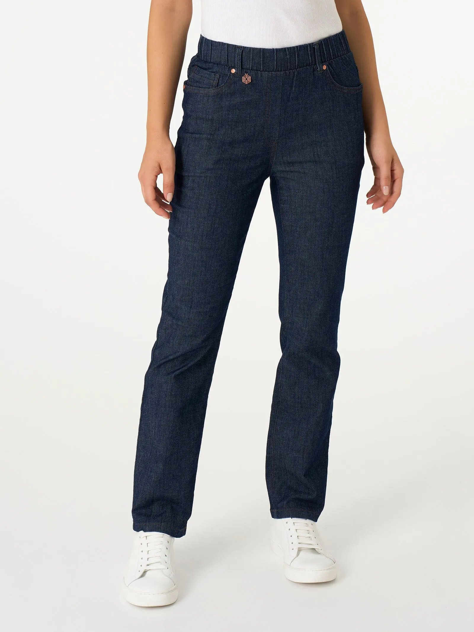 Jeans a gamba dritta in Light Denim - Delave'