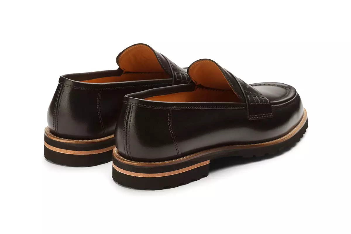 Lopez Leather Penny Loafers -B