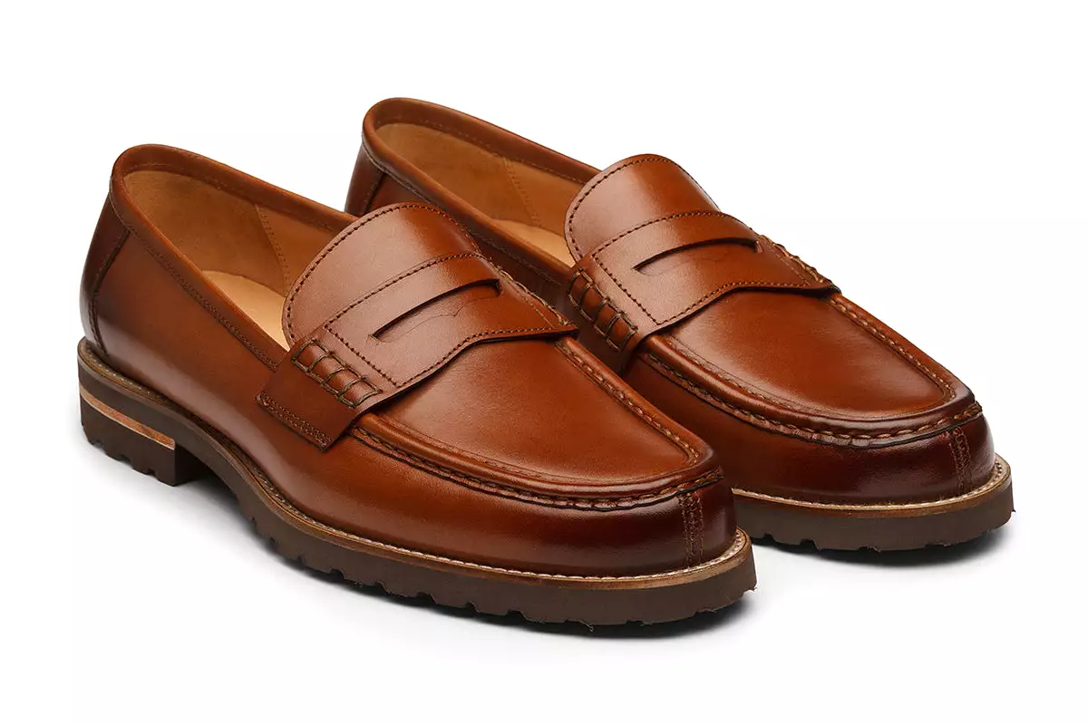 Lopez Leather Penny Loafers -T