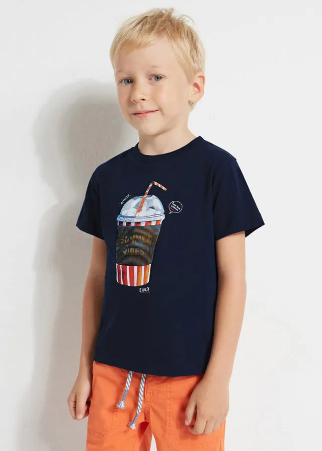 Mayoral S/s t-shirt for boy - Navy