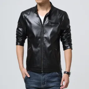 Men Jacket Men Jacket Slim Fit Casual Men Clothing Leather Coats Outwears Coats SM6