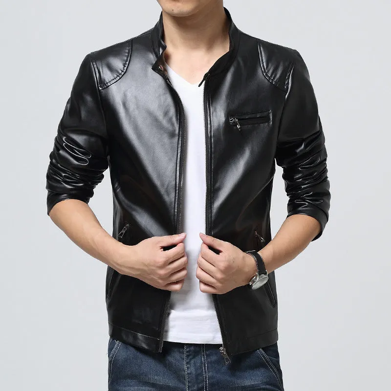 Men Jacket Men Jacket Slim Fit Casual Men Clothing Leather Coats Outwears Coats SM6