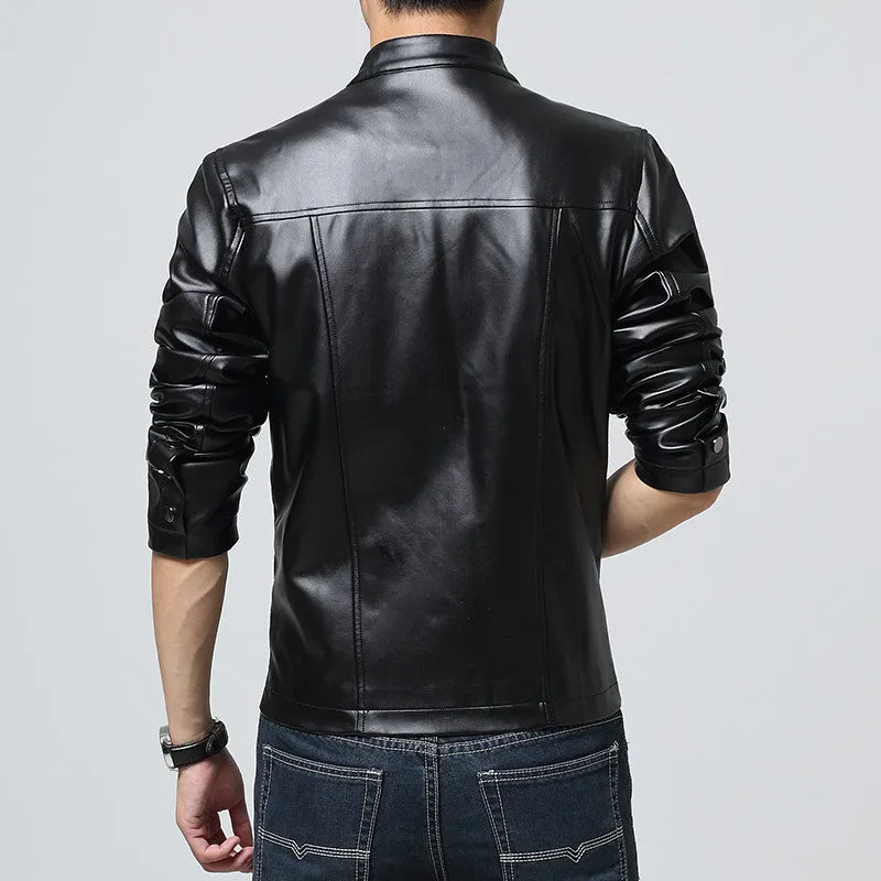 Men Jacket Men Jacket Slim Fit Casual Men Clothing Leather Coats Outwears Coats SM6