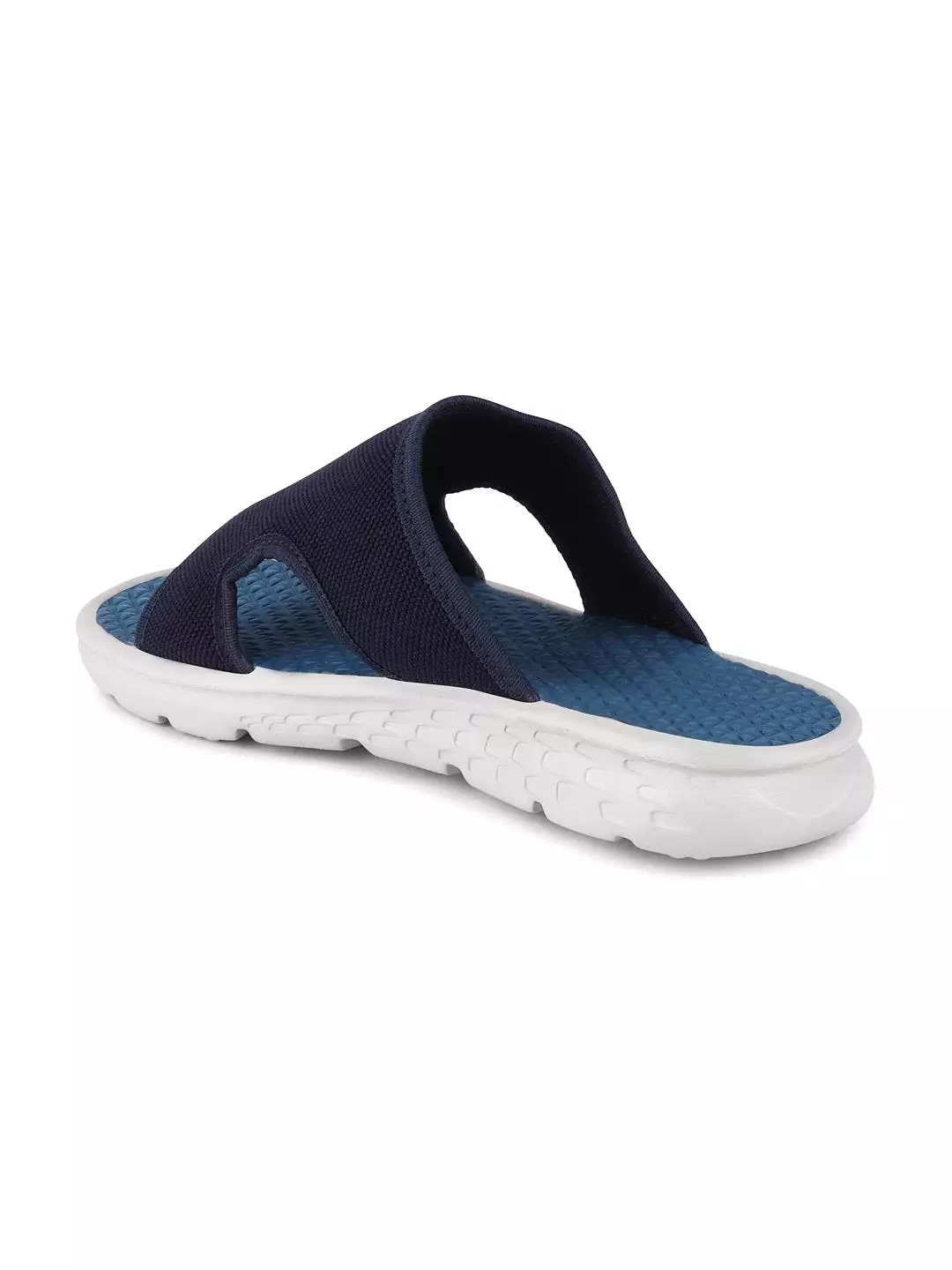 Men Navy Blue Casual Slip-On Flip-Flops