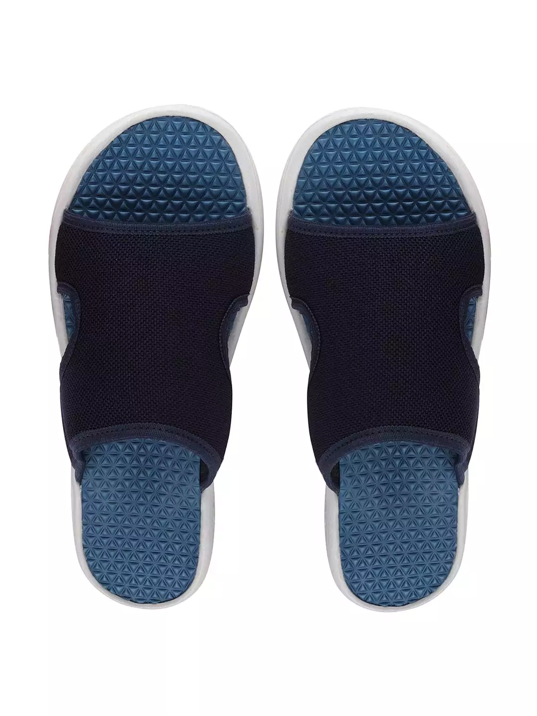 Men Navy Blue Casual Slip-On Flip-Flops