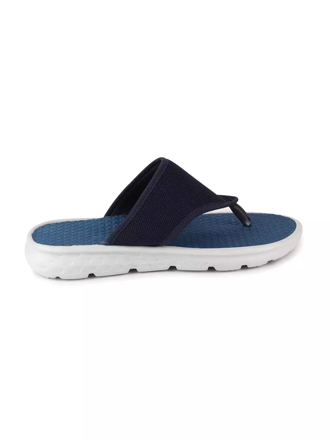 Men Navy Blue Casual Slip-On Flip-Flops