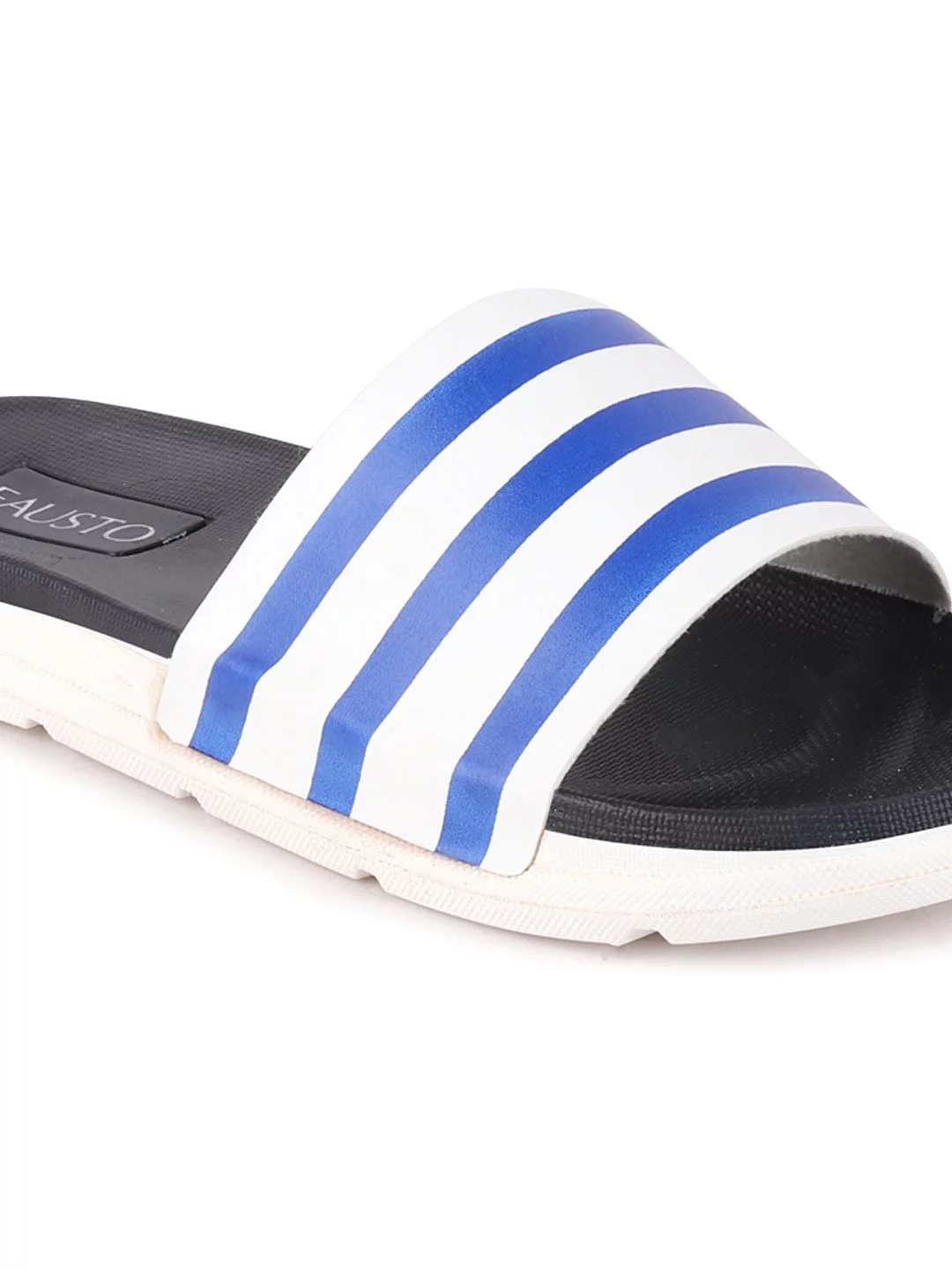 Men Navy Blue Casual Slip-On Flip-Flops