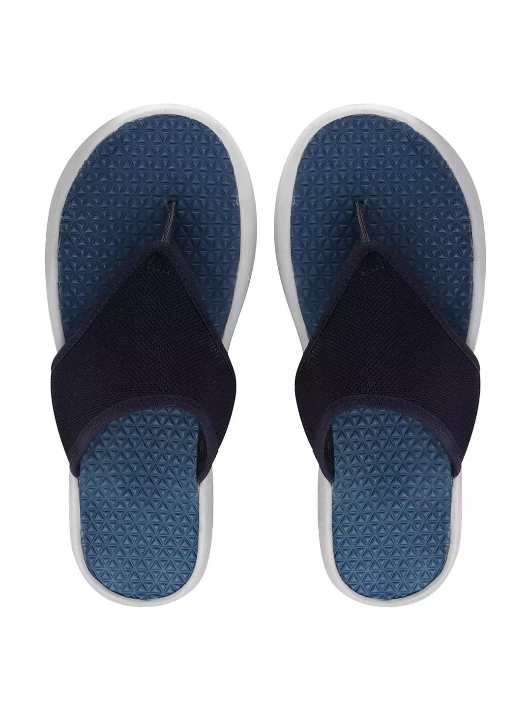 Men Navy Blue Casual Slip-On Flip-Flops