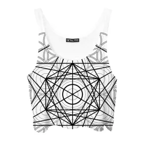 METATRONS CUBE CROPTOP