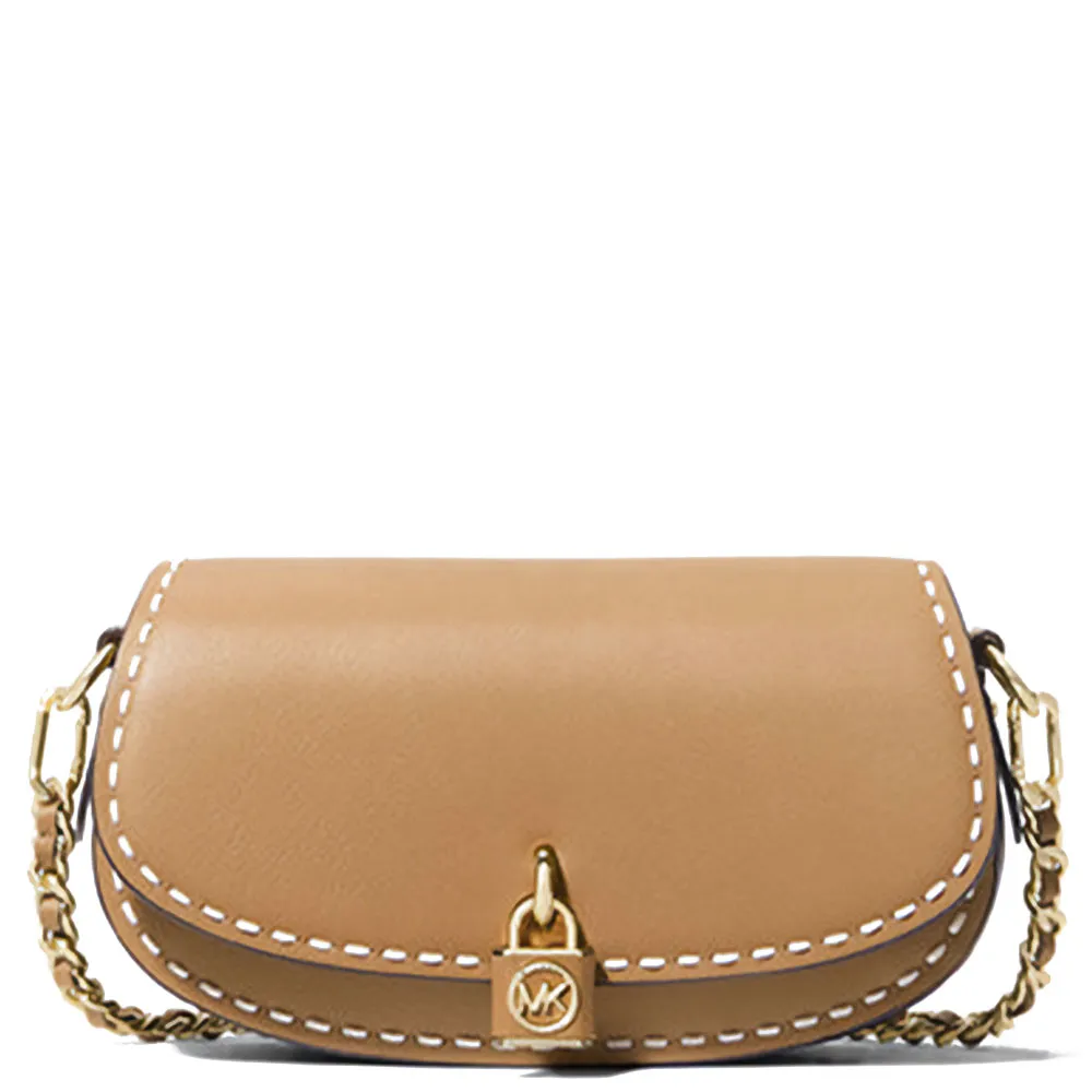 Mila Small Hand-Stitched Leather Shoulder Bag