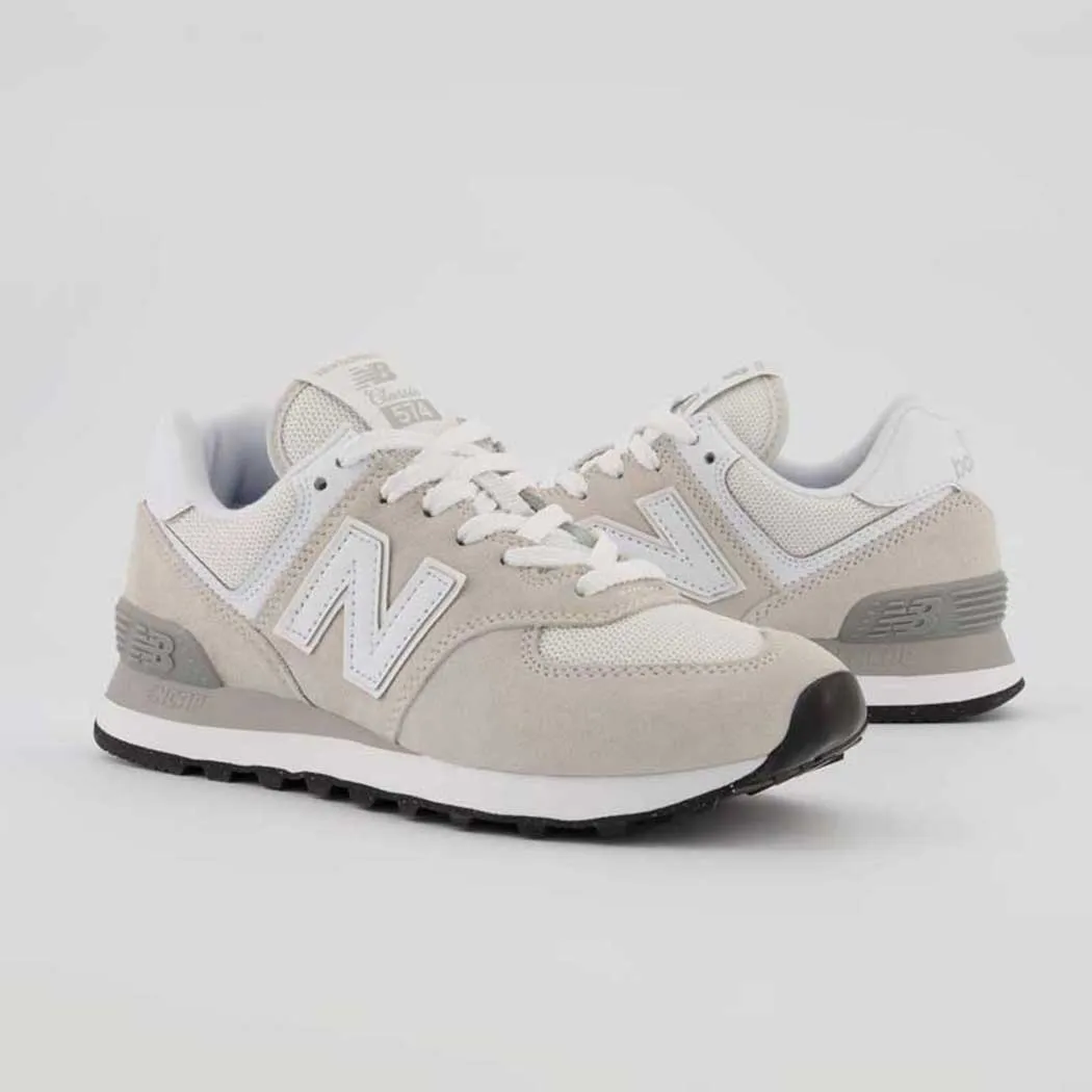 New Balance 574 Retro Sneaker Nimbus Cloud/ White (Women's)