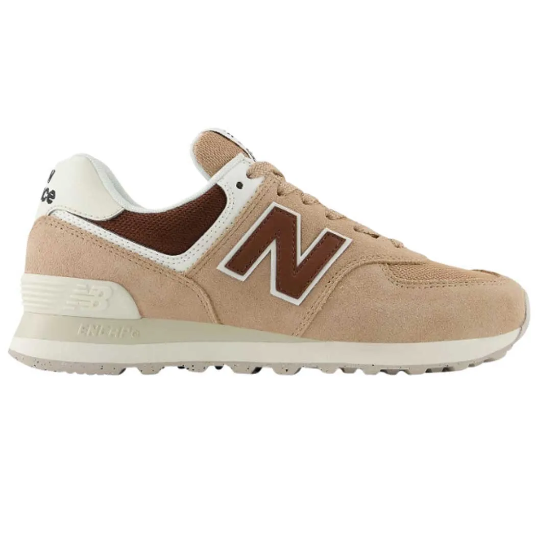 New Balance 574 Retro Sneaker Taupe/ Rich Oak/ Turtledove (Women's)