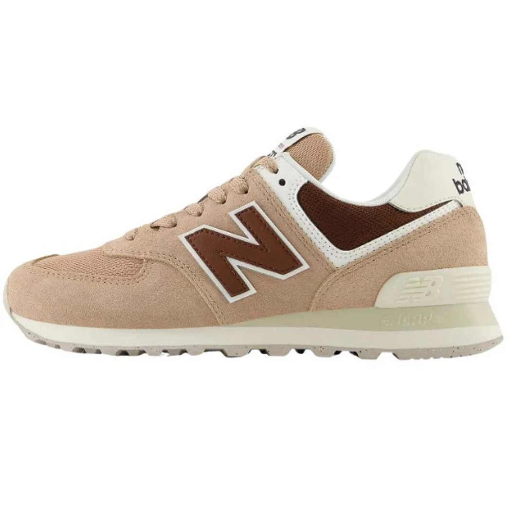 New Balance 574 Retro Sneaker Taupe/ Rich Oak/ Turtledove (Women's)