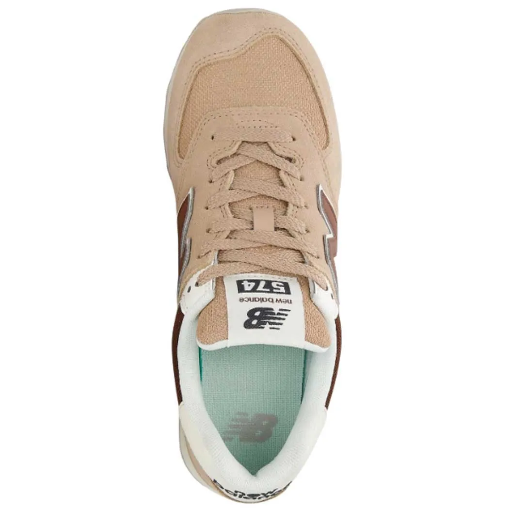 New Balance 574 Retro Sneaker Taupe/ Rich Oak/ Turtledove (Women's)