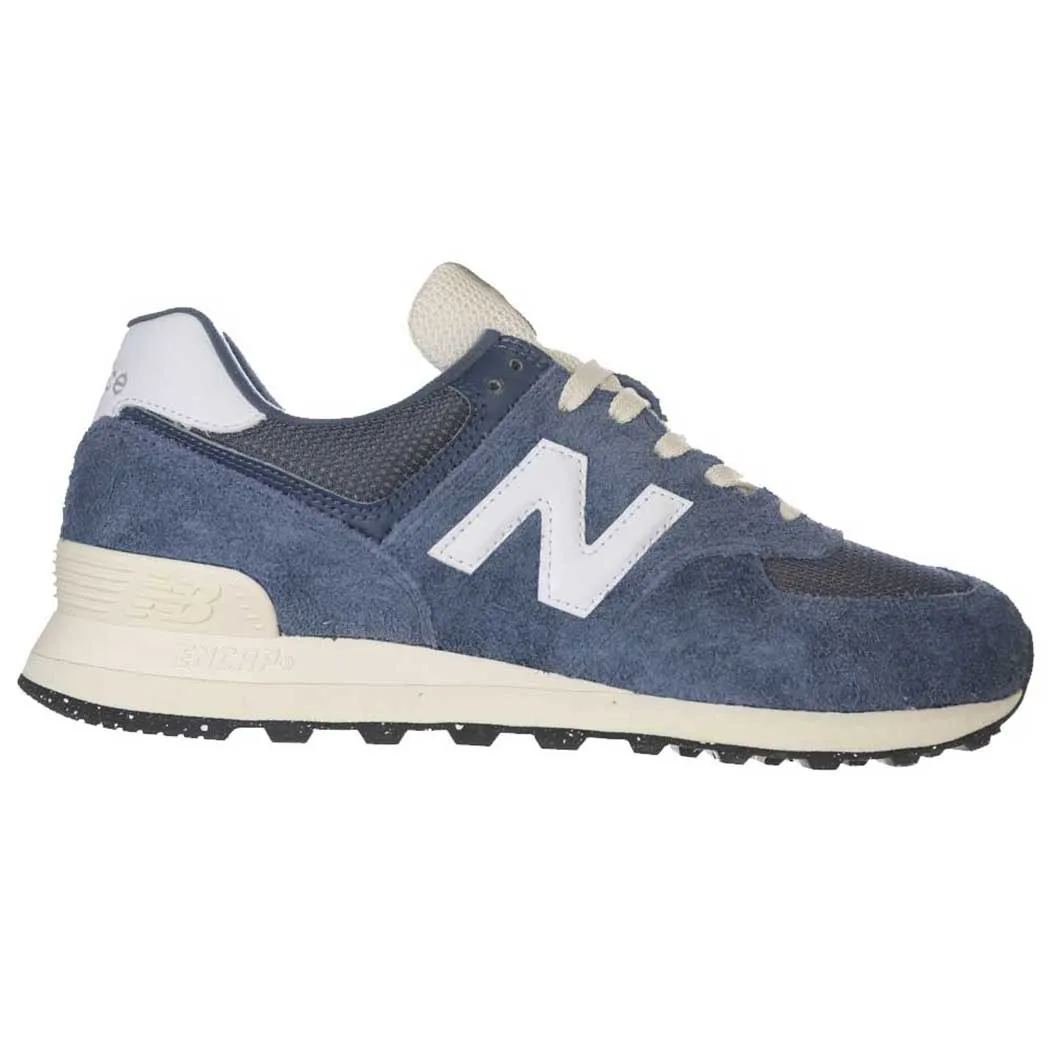 New Balance 574 Retro Sneaker Vintage Indigo/ White/ Angora (Men's)