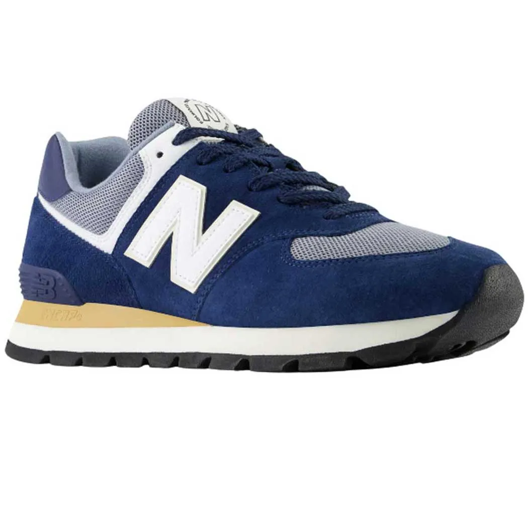 New Balance 574 Rugged Sneaker Navy/ White (Men's)