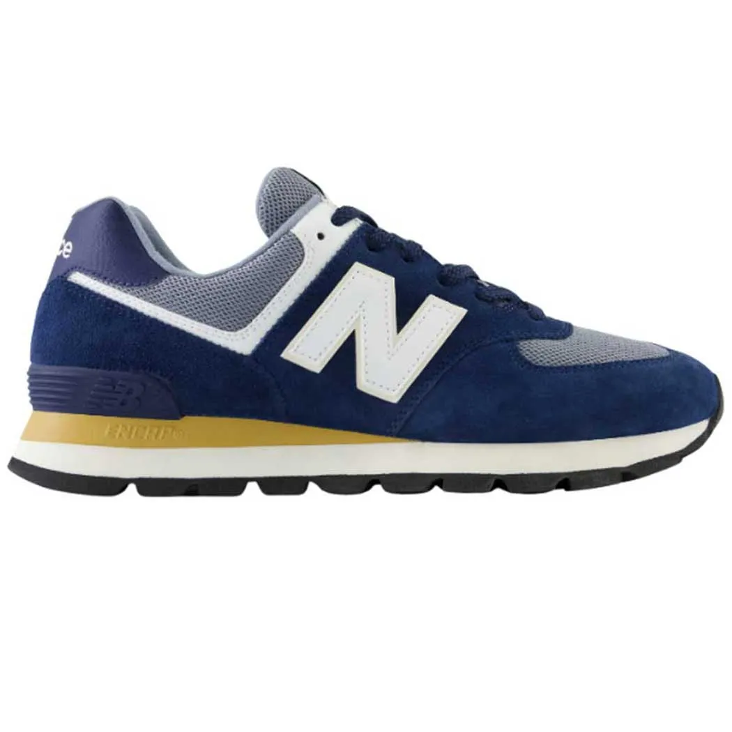 New Balance 574 Rugged Sneaker Navy/ White (Men's)