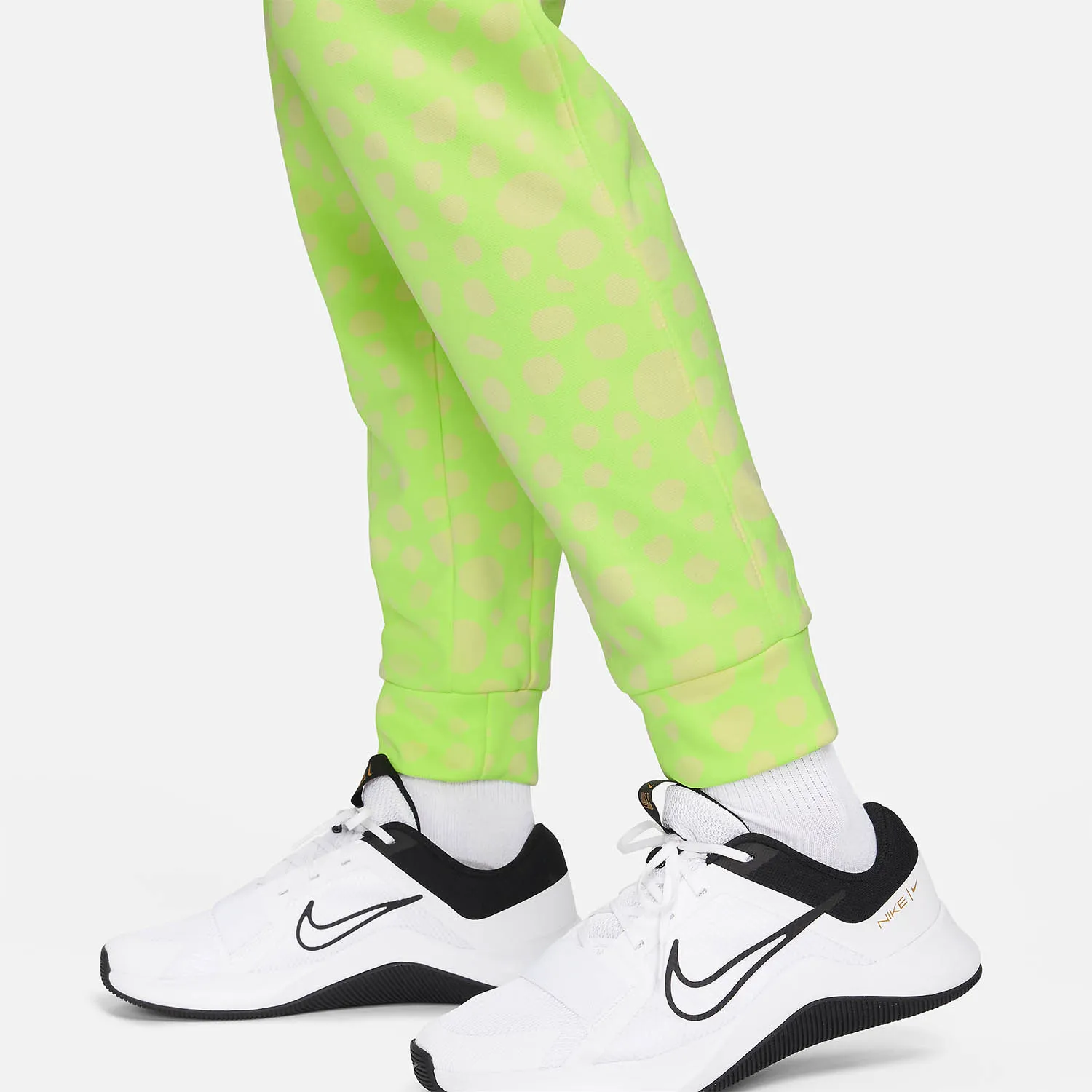 Nike Therma-FIT Printed Studio 72 Pantaloni  Lime Blast/Luminous Green/White