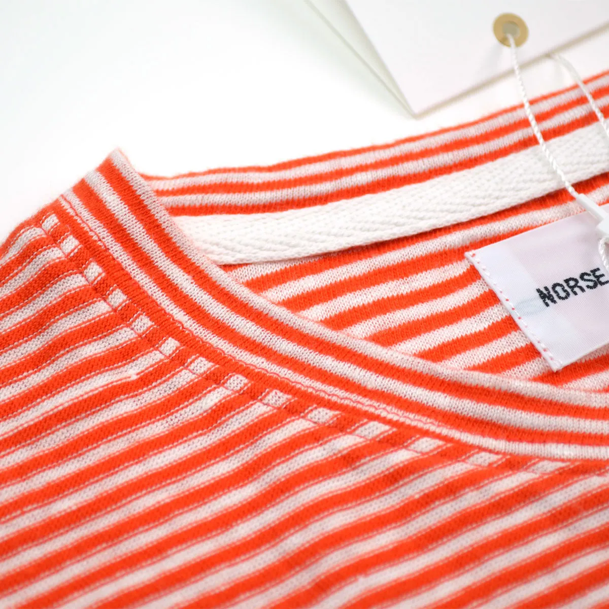 Norse Projects - Niels Pocket Linen T-shirt - Blood Orange