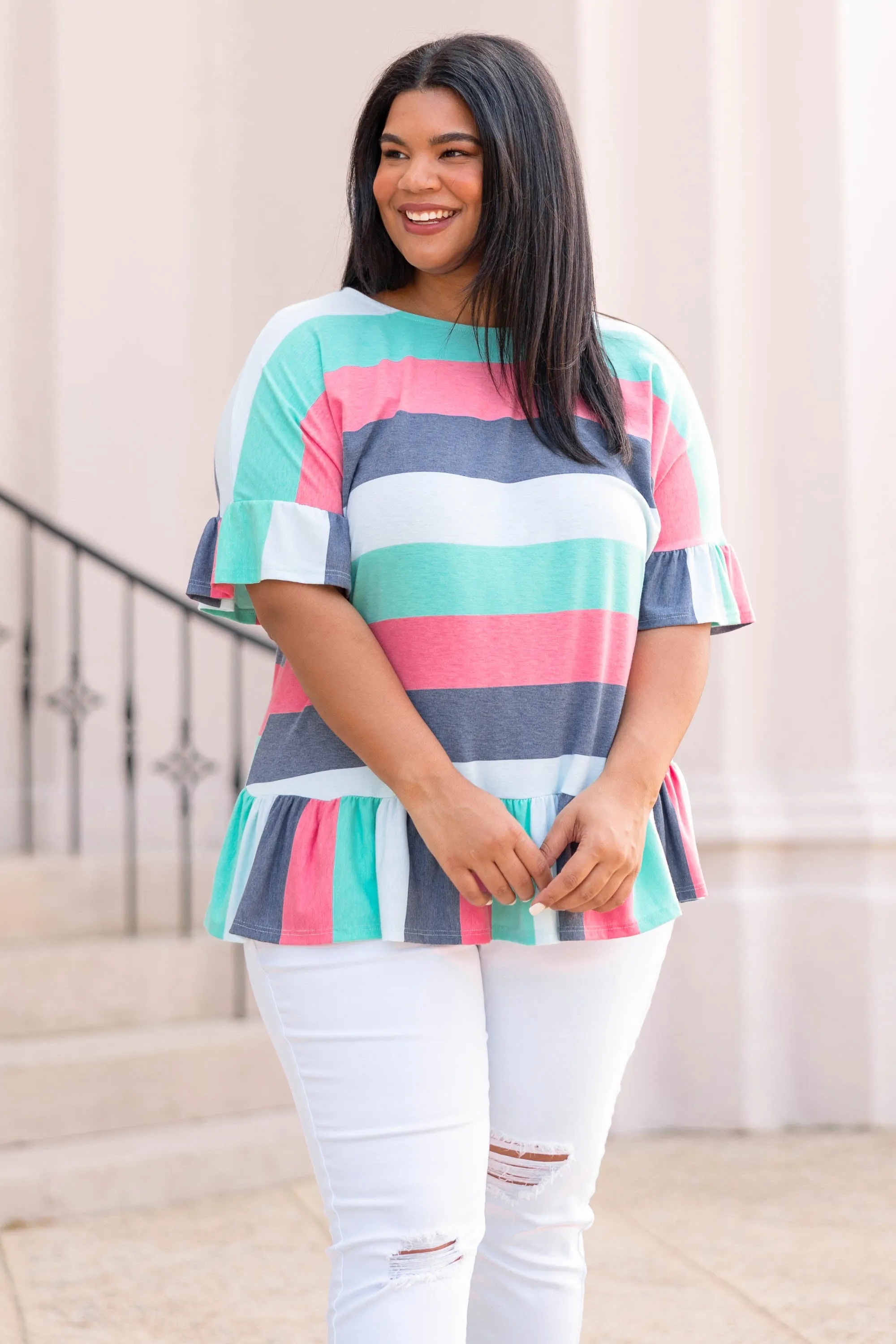 Paris In Springtime Top, Multi