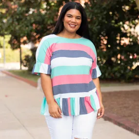 Paris In Springtime Top, Multi