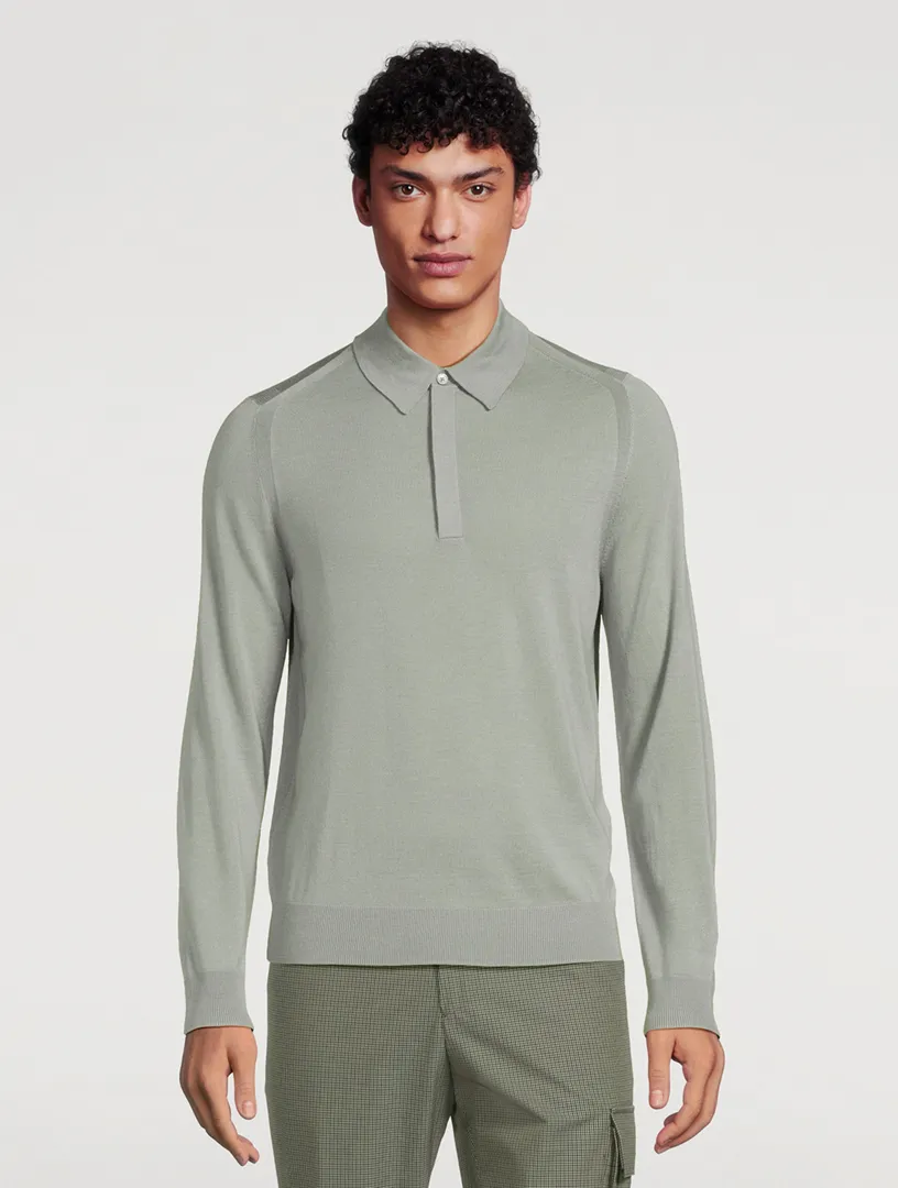 PAUL SMITH Wool Polo Sweater