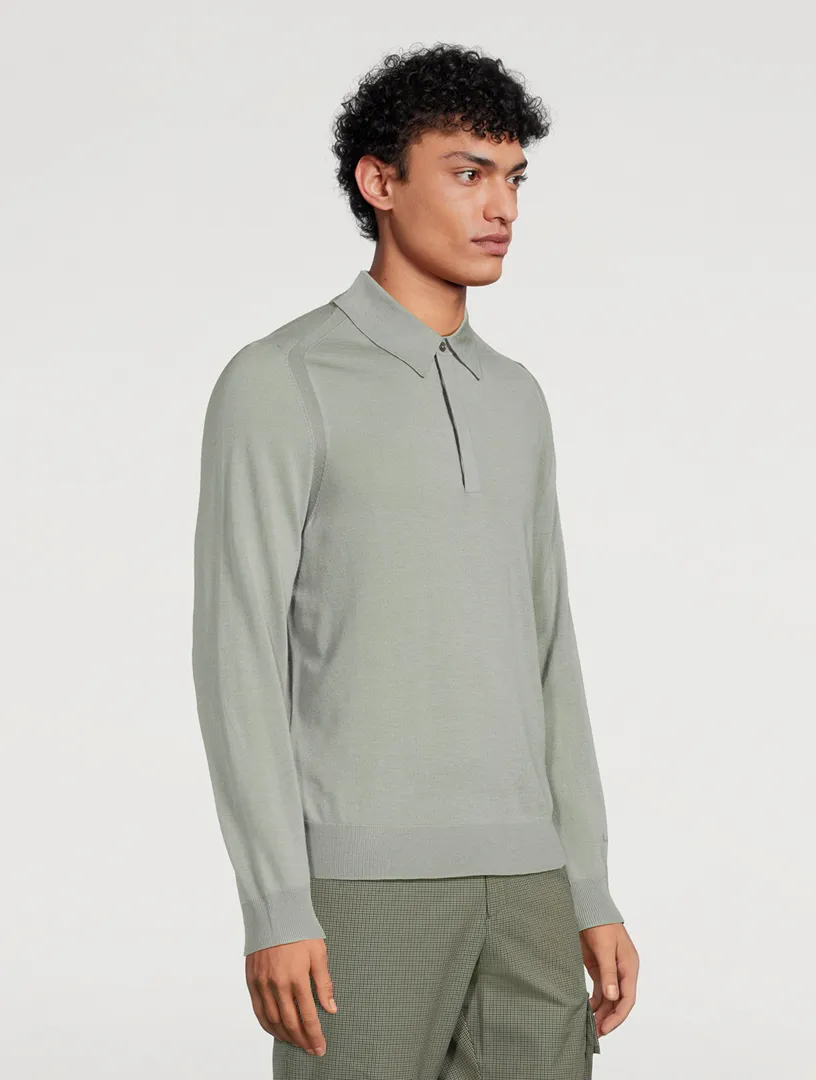 PAUL SMITH Wool Polo Sweater