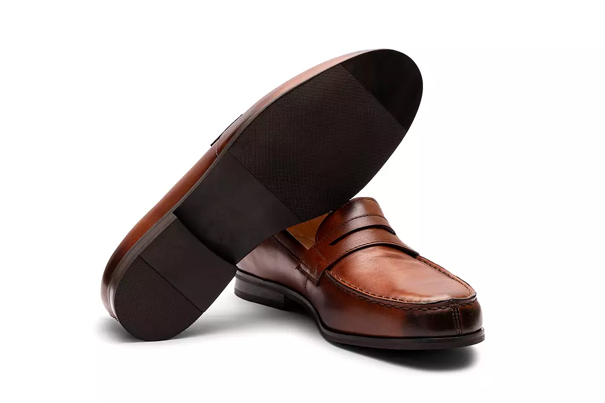 Penny Loafer With hand Stitched Apron/MBR