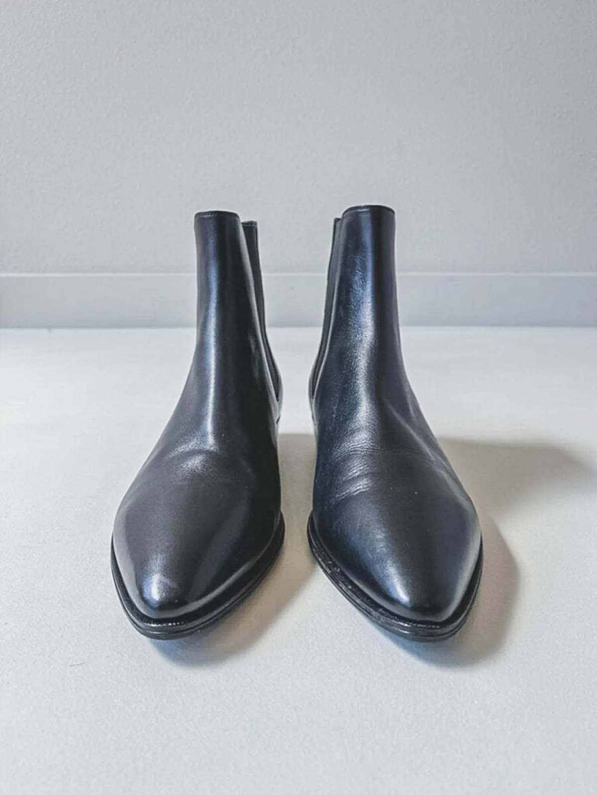 POINTED TOE BOOTS - Black