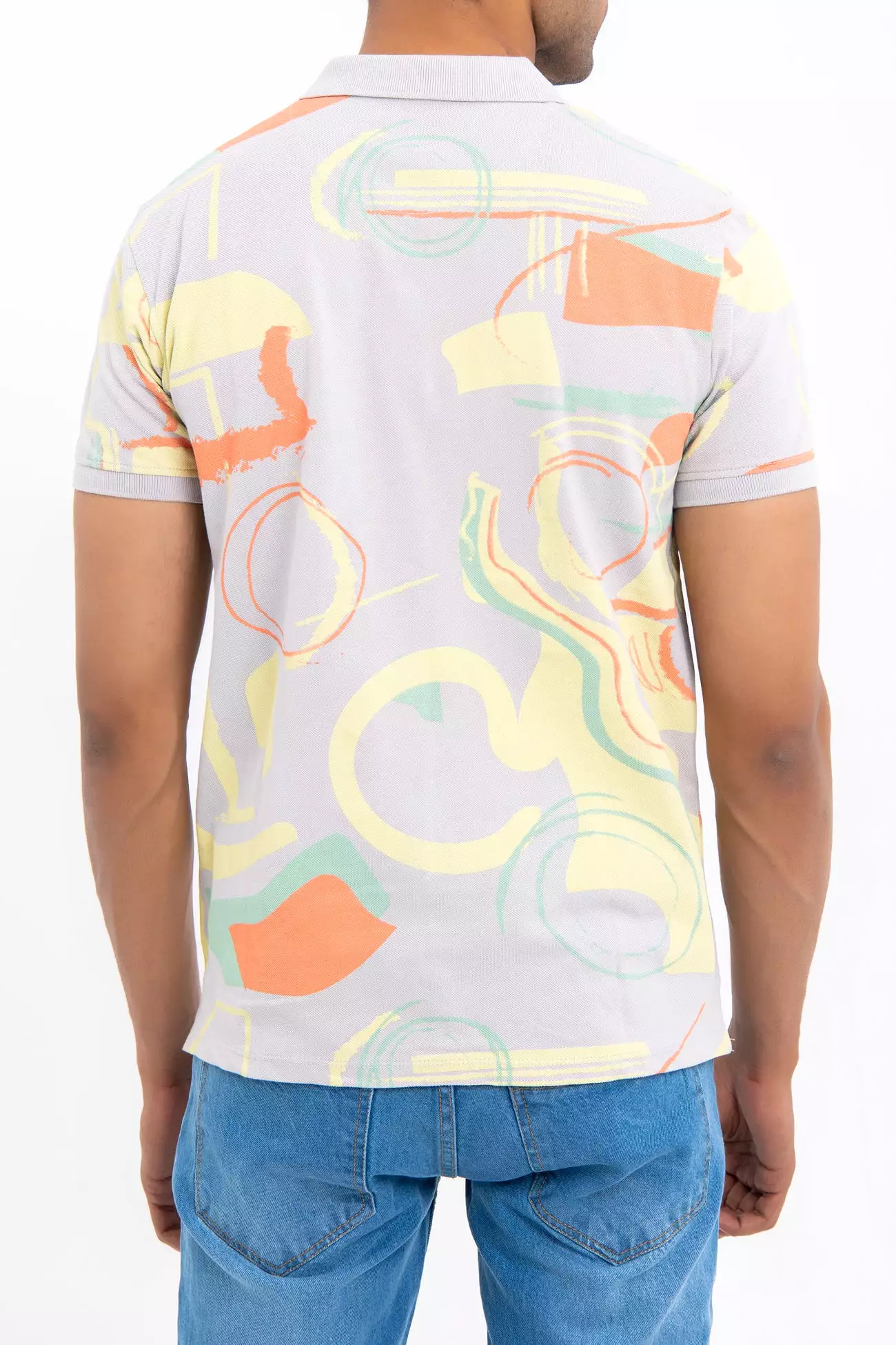 REGULAR FIT PRINTED POLO SHIRT