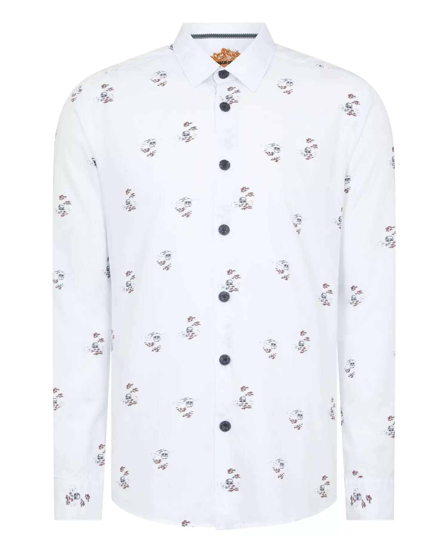 REMUS UOMO Ashton Slim Fit Printed Shirt - New AW20