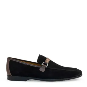 Suede Rubber Sole Loafer