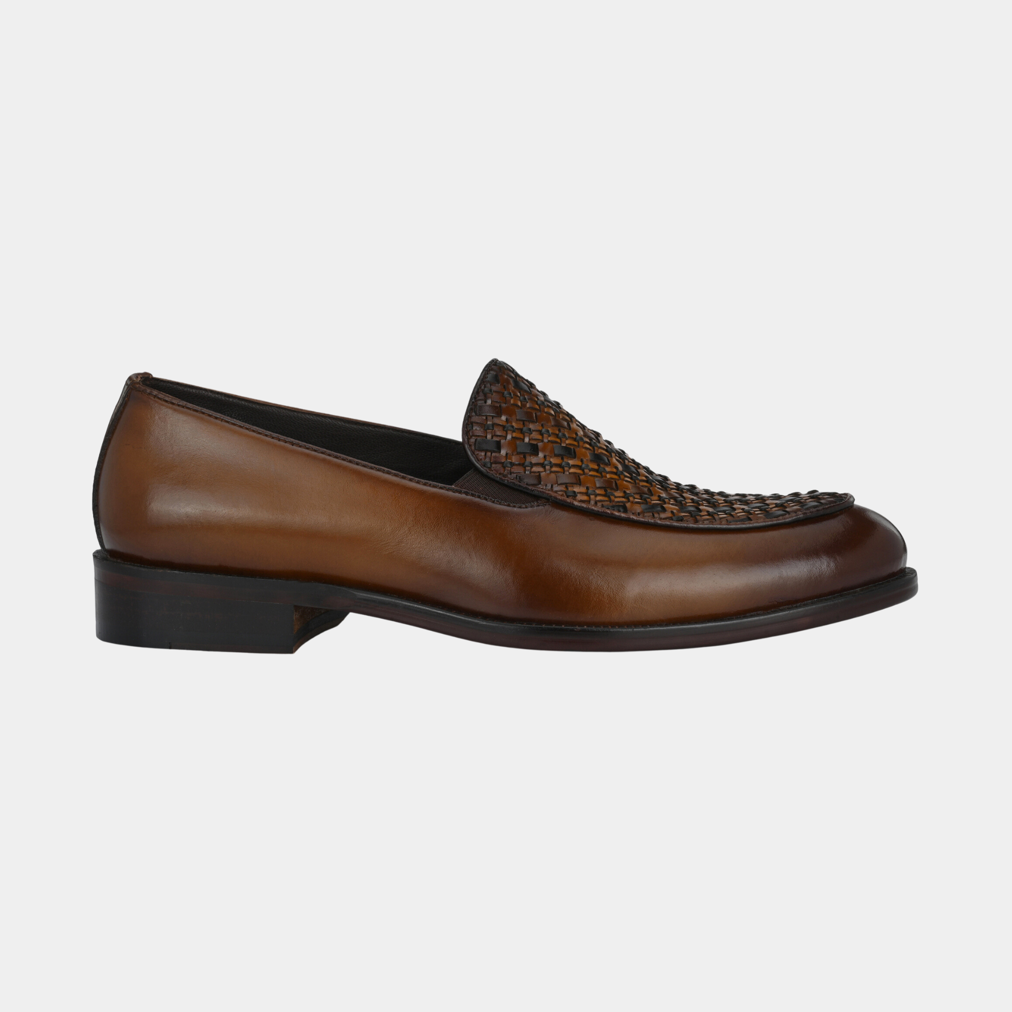 Tan Penny Loafers by Lafattio