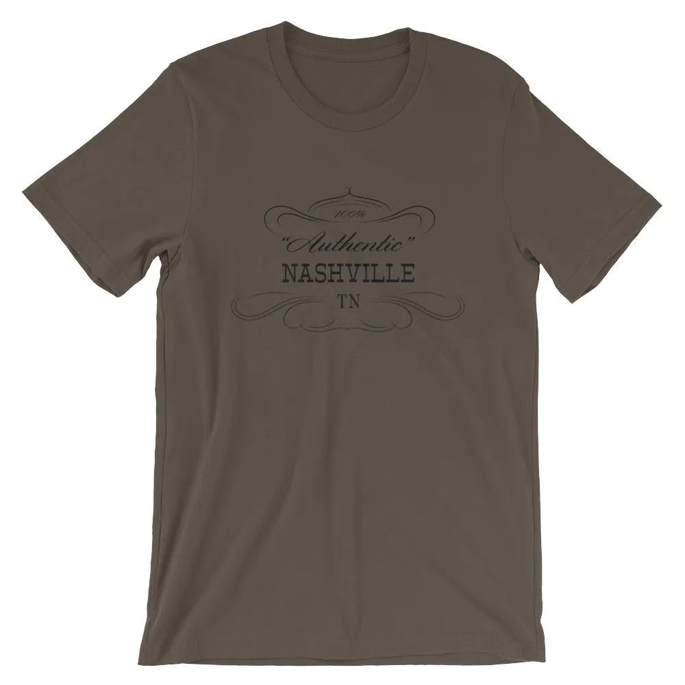 Tennessee - Nashville TN - Short-Sleeve Unisex T-Shirt - Authentic