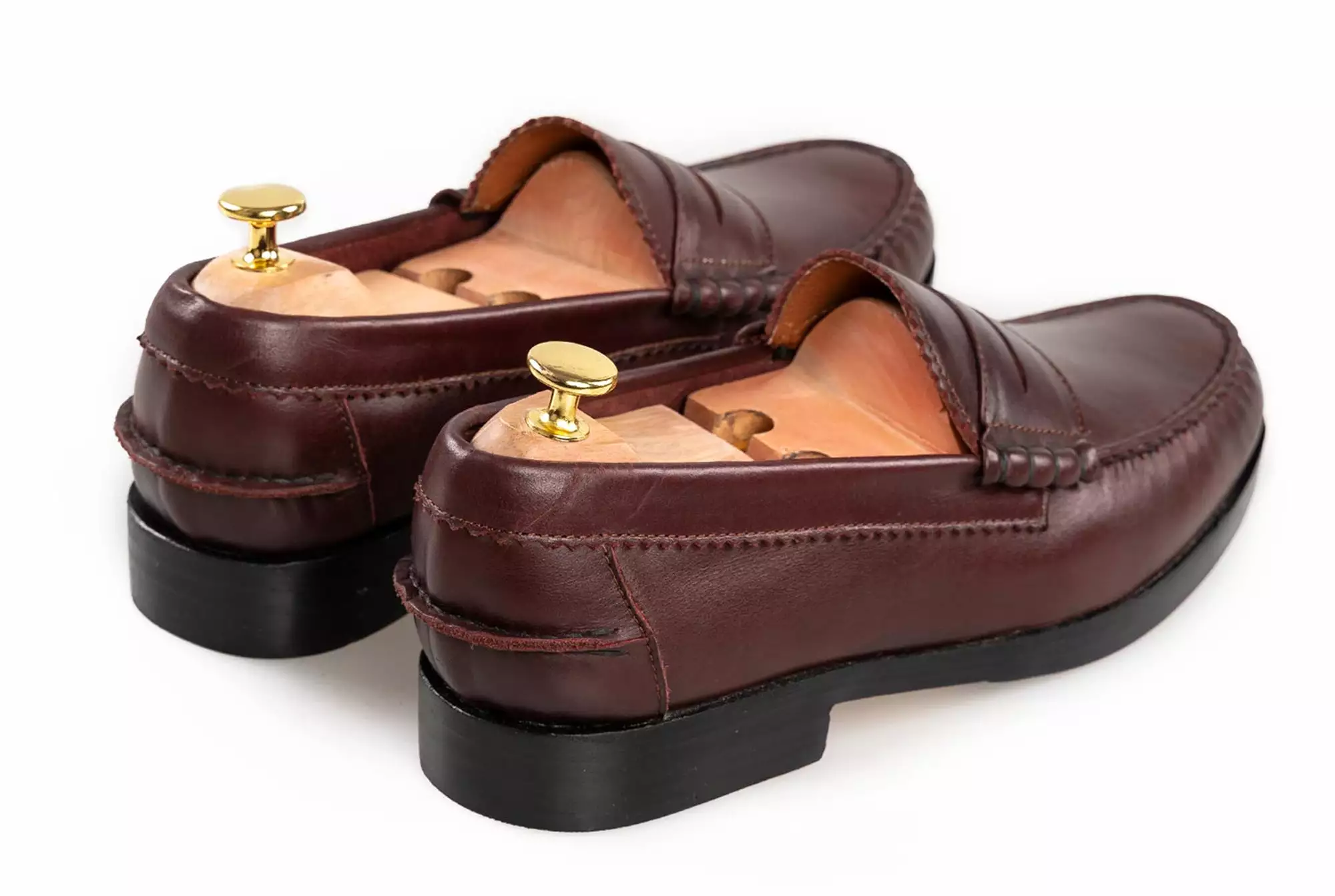 The Grand Penny Loafers - Oxblood Burgundy