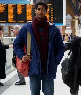 This is Christmas Adam (Alfred Enoch) Hooded Coat | TLC