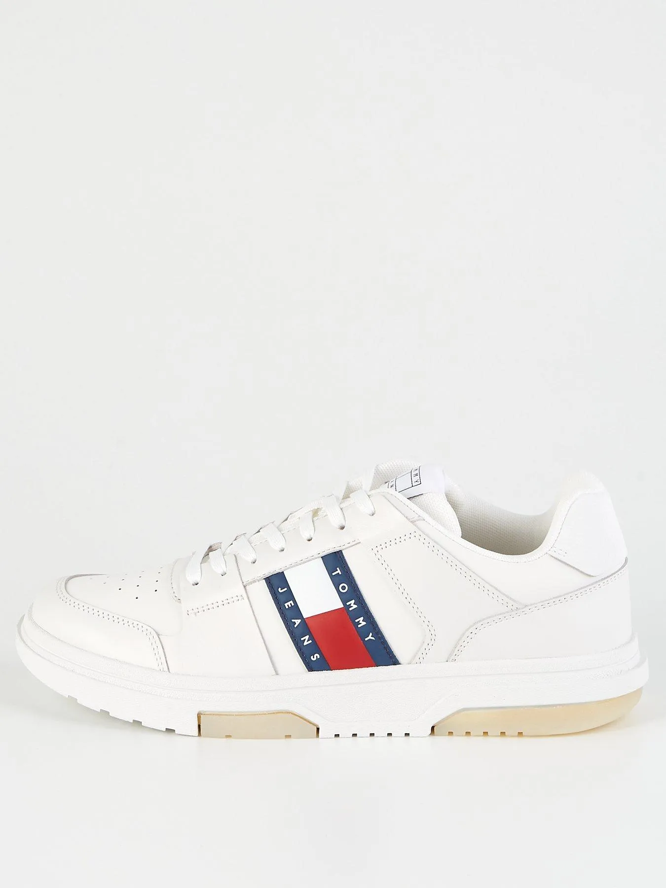 Tommy Jeans Brooklyn Flag Leather Sneaker - White