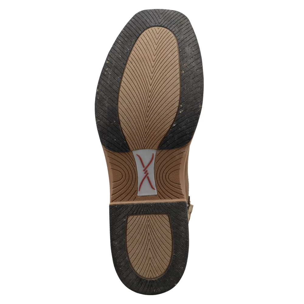 Twisted X Men’s 6′ UltraLite X’ Slip On Boots- Shitake/Khaki