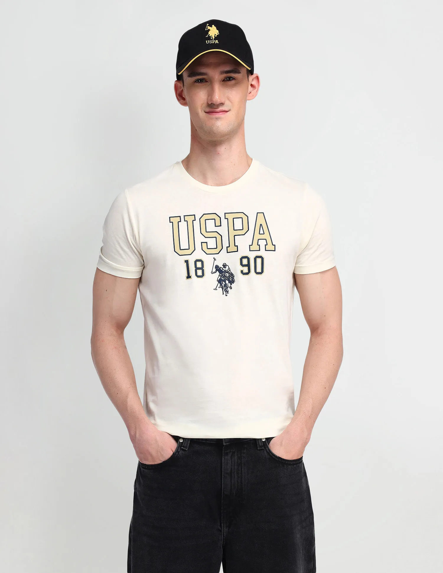 U.S. Polo Assn. Denim Co. Brand Printed Muscle Fit T-Shirt