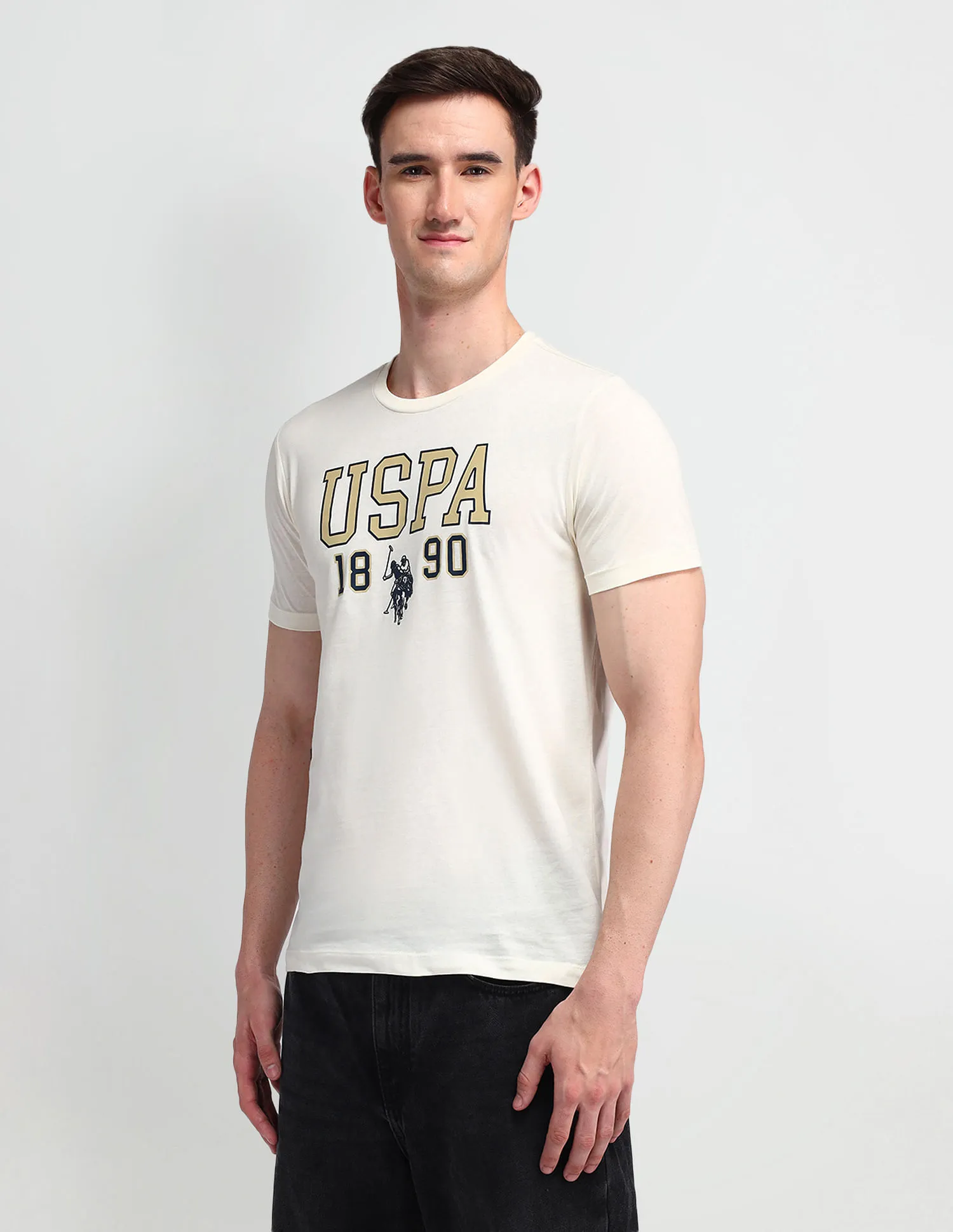 U.S. Polo Assn. Denim Co. Brand Printed Muscle Fit T-Shirt