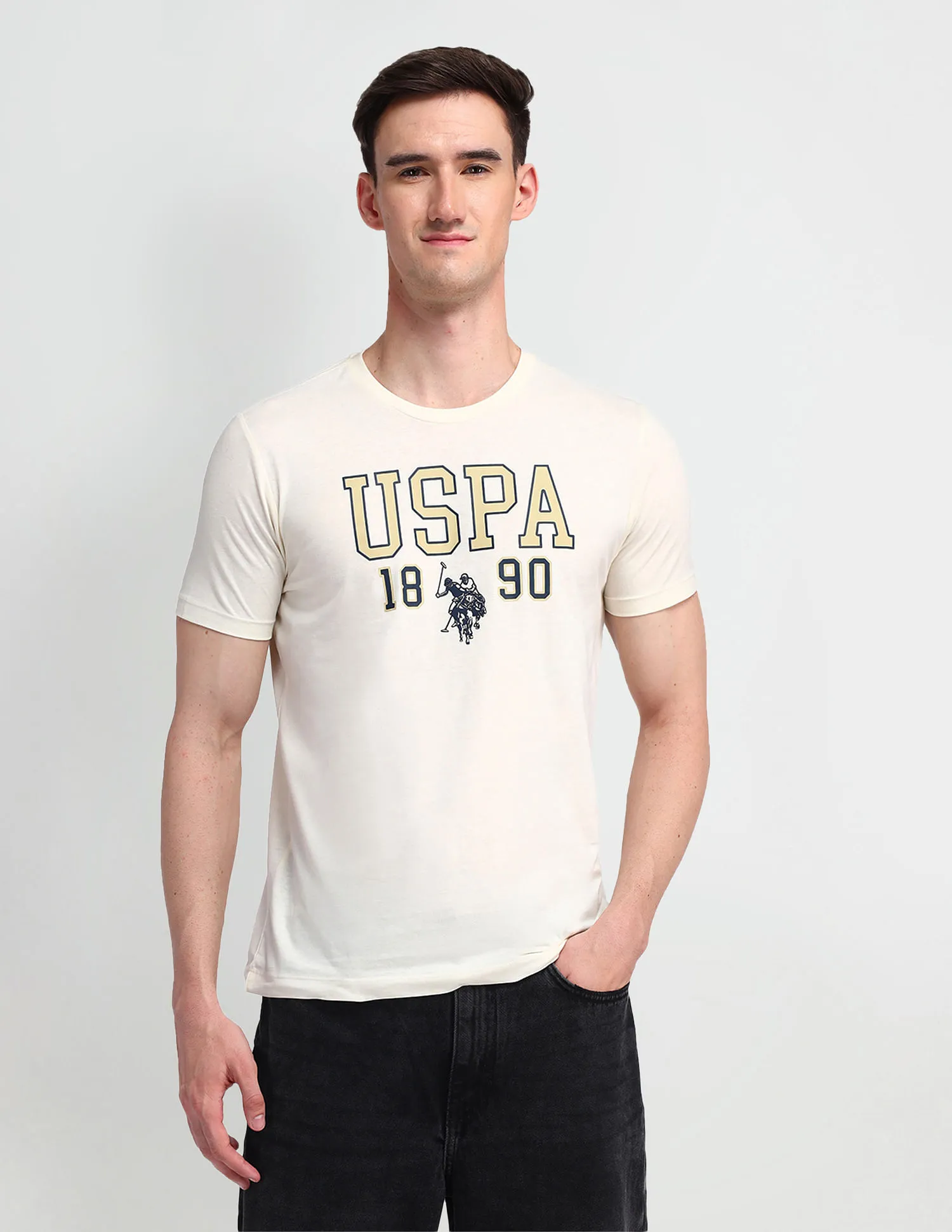 U.S. Polo Assn. Denim Co. Brand Printed Muscle Fit T-Shirt